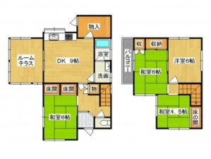 物件画像 一戸建て三木市志染町東自由が丘間取り