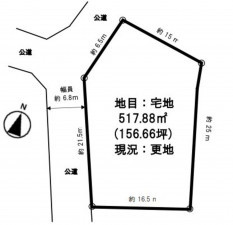 物件画像 土地加西市坂元町間取り