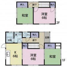 物件画像 一戸建て三木市志染町東自由が丘間取り