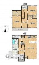 物件画像 一戸建て西脇市野中町間取り