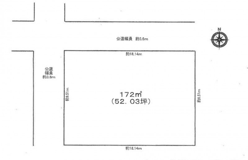 物件画像 土地西脇市野村町間取り
