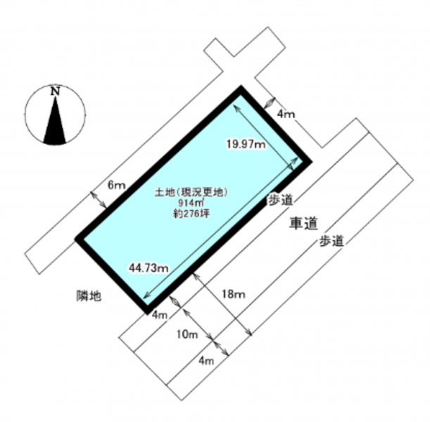 物件画像 土地加東市下滝野間取り