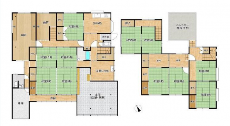 物件画像 一戸建て加東市天神間取り