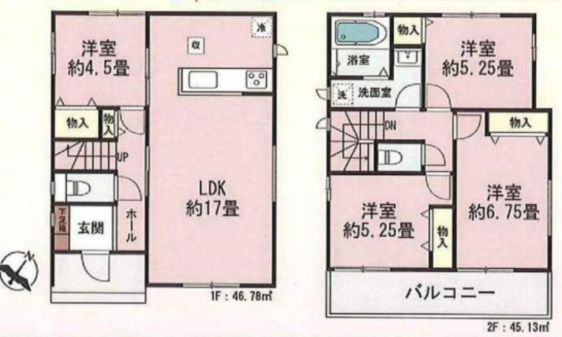 物件画像 一戸建て三木市緑が丘町西間取り