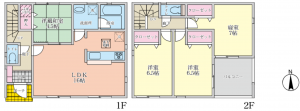 物件画像 一戸建て小野市垂井町間取り