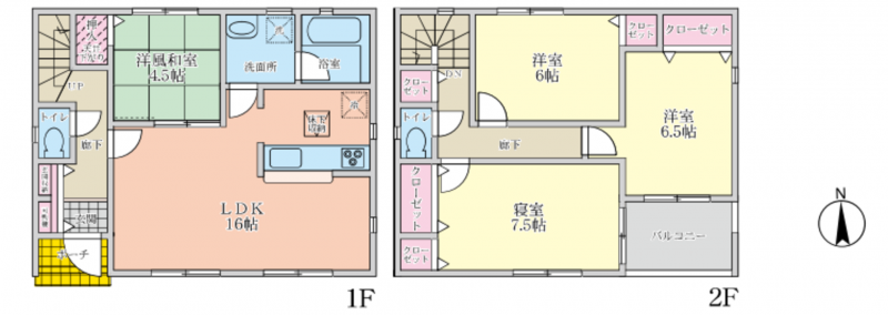 物件画像 一戸建て小野市垂井町間取り