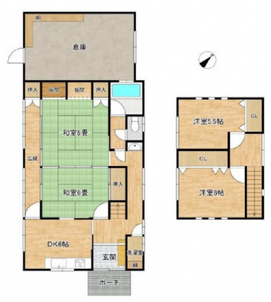 物件画像 一戸建て加東市下滝野間取り