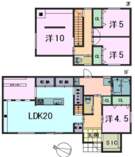 物件画像 一戸建て三木市緑が丘町西間取り