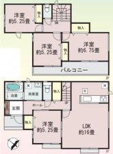 物件画像 一戸建て三木市緑が丘町西間取り