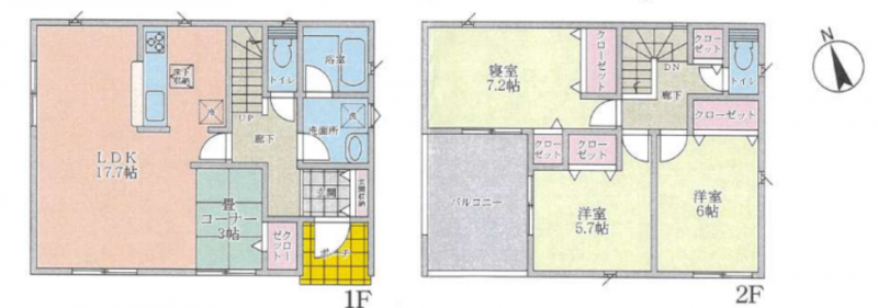 物件画像 一戸建て三木市上の丸町間取り