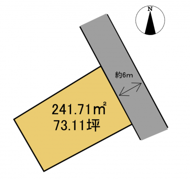 物件画像 土地西脇市野村町間取り