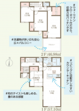 物件画像 一戸建て小野市中町間取り