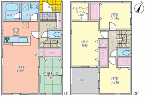 物件画像 一戸建て西脇市野村町間取り