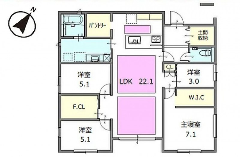 物件画像 一戸建て加東市南山間取り