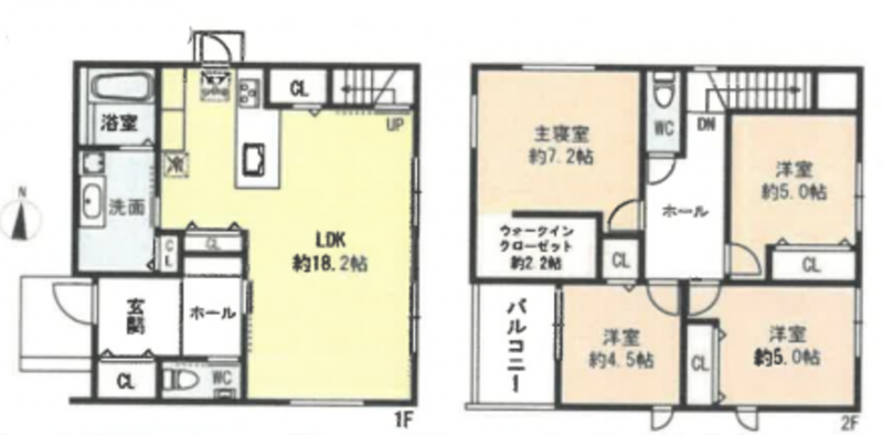 物件画像 一戸建て三木市志染町東自由が丘間取り
