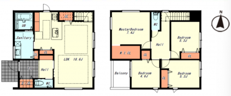 物件画像 一戸建て三木市志染町東自由が丘間取り