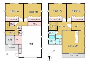 物件画像 一戸建て加東市喜田間取り