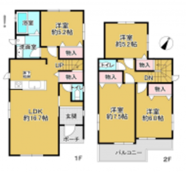 物件画像 一戸建て三木市本町間取り