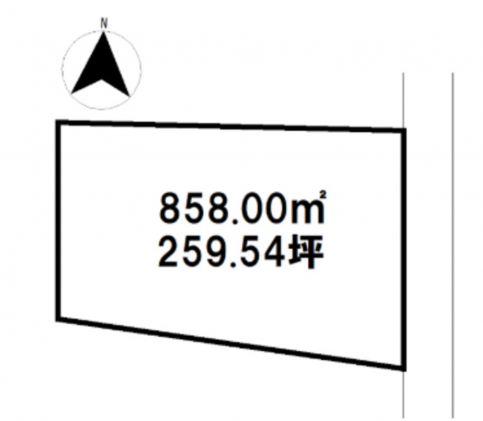 物件画像 土地小野市住吉町間取り