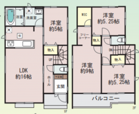 物件画像 一戸建て加西市北条町古坂間取り