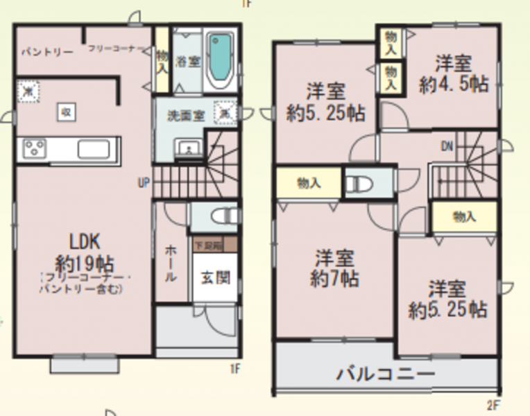 物件画像 一戸建て加西市北条町古坂間取り