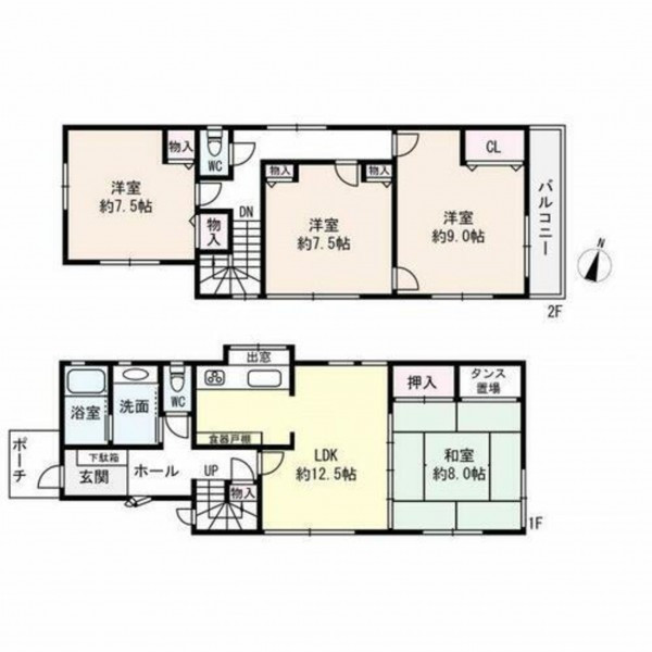 物件画像 一戸建て三木市緑が丘町西間取り