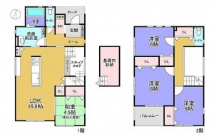 物件画像 一戸建て小野市王子町間取り
