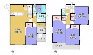 物件画像 一戸建て小野市王子町間取り