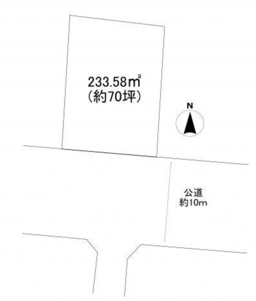 物件画像 土地三木市緑が丘町東間取り