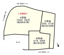 物件画像 土地加東市大門間取り