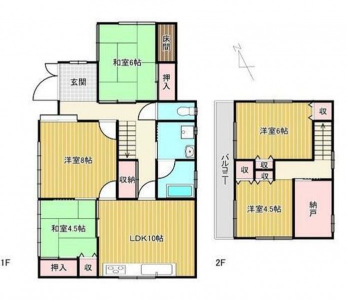物件画像 一戸建て三木市志染町東自由が丘間取り