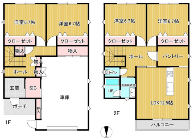 物件画像 一戸建て加東市喜田間取り