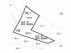 物件画像 土地三木市別所町石野間取り
