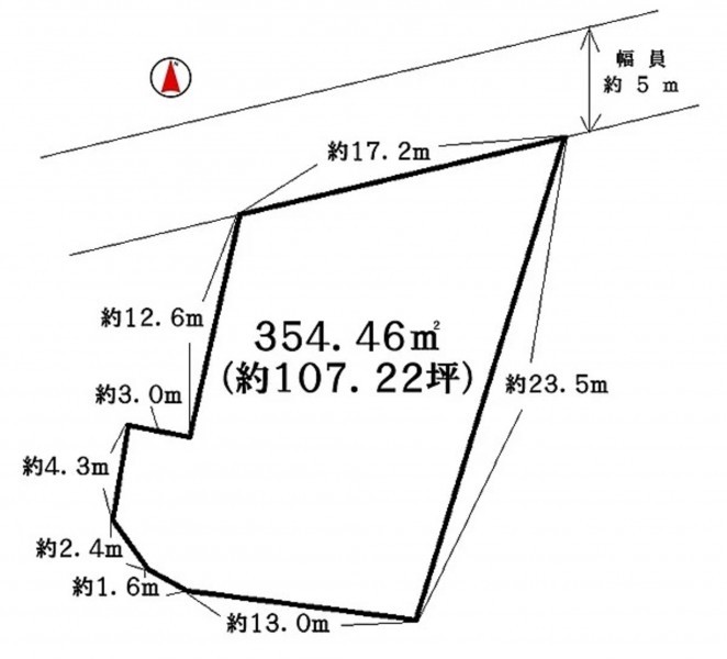 物件画像 土地三木市志染町東自由が丘間取り
