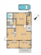 物件画像 一戸建て三木市本町間取り