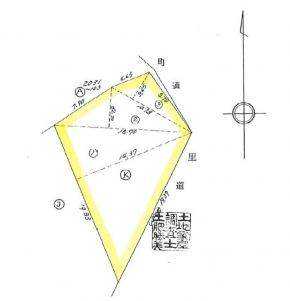 物件画像 土地加東市秋津間取り