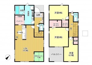 物件画像 一戸建て加東市下滝野間取り