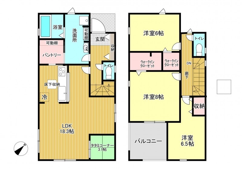 物件画像 一戸建て加東市下滝野間取り