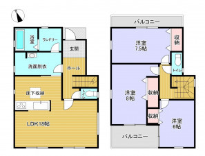 物件画像 一戸建て加東市北野間取り