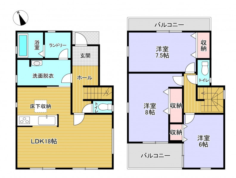 物件画像 一戸建て加東市北野間取り