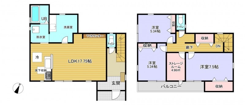 物件画像 一戸建て小野市神明町間取り