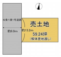 物件画像 土地三木市緑が丘町西間取り