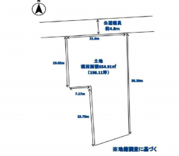 物件画像 土地西脇市高田井町間取り