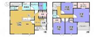 物件画像 一戸建て三木市別所町朝日ケ丘間取り