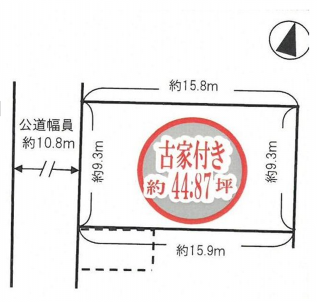 物件画像 土地三木市緑が丘町西間取り