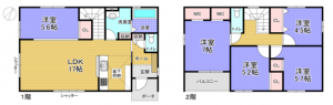 物件画像 一戸建て小野市神明町間取り