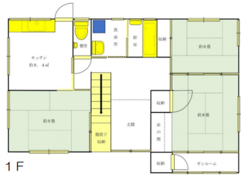 物件画像 一戸建て西脇市小坂町間取り