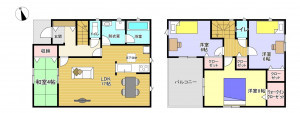 物件画像 一戸建て西脇市郷瀬町間取り