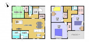 物件画像 一戸建て西脇市郷瀬町間取り