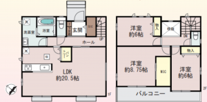 物件画像 一戸建て三木市緑が丘町中間取り